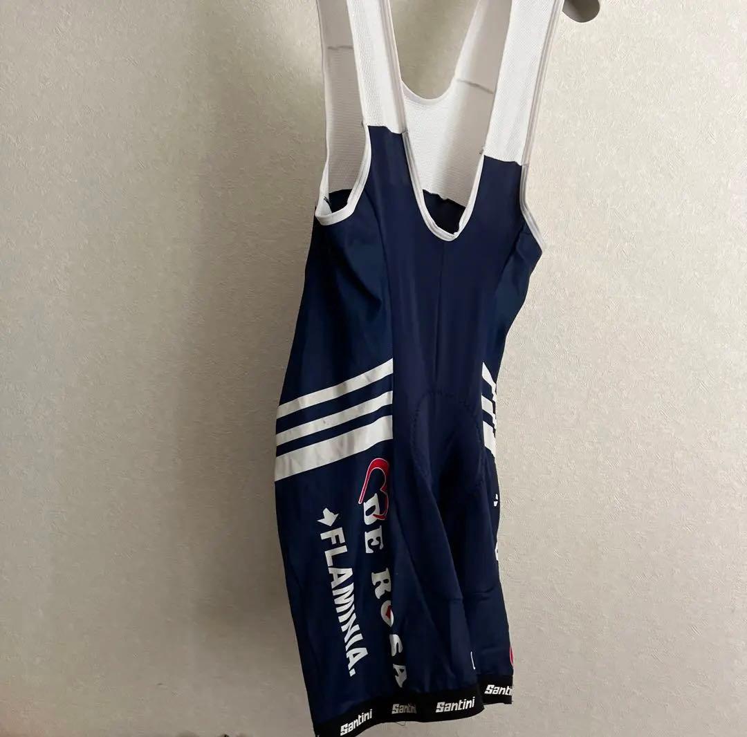 サンティーニ デローザ サイクリング ショーツ パンツ ビブショーツ M