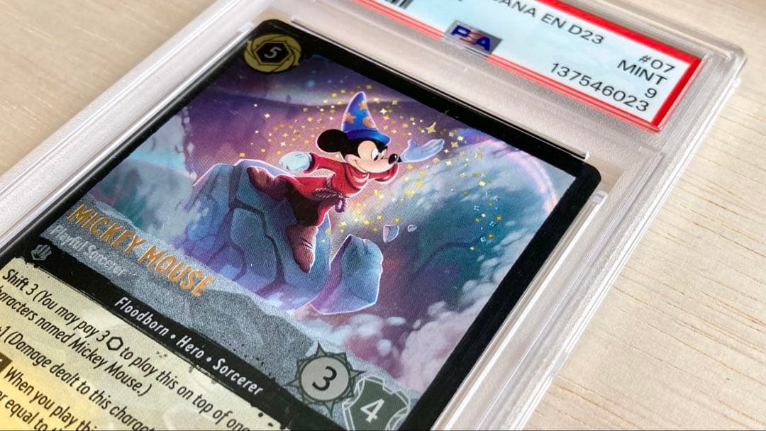【PSA9】ロルカナ ミッキーマウス プレイフルソーサラー 2024 D23