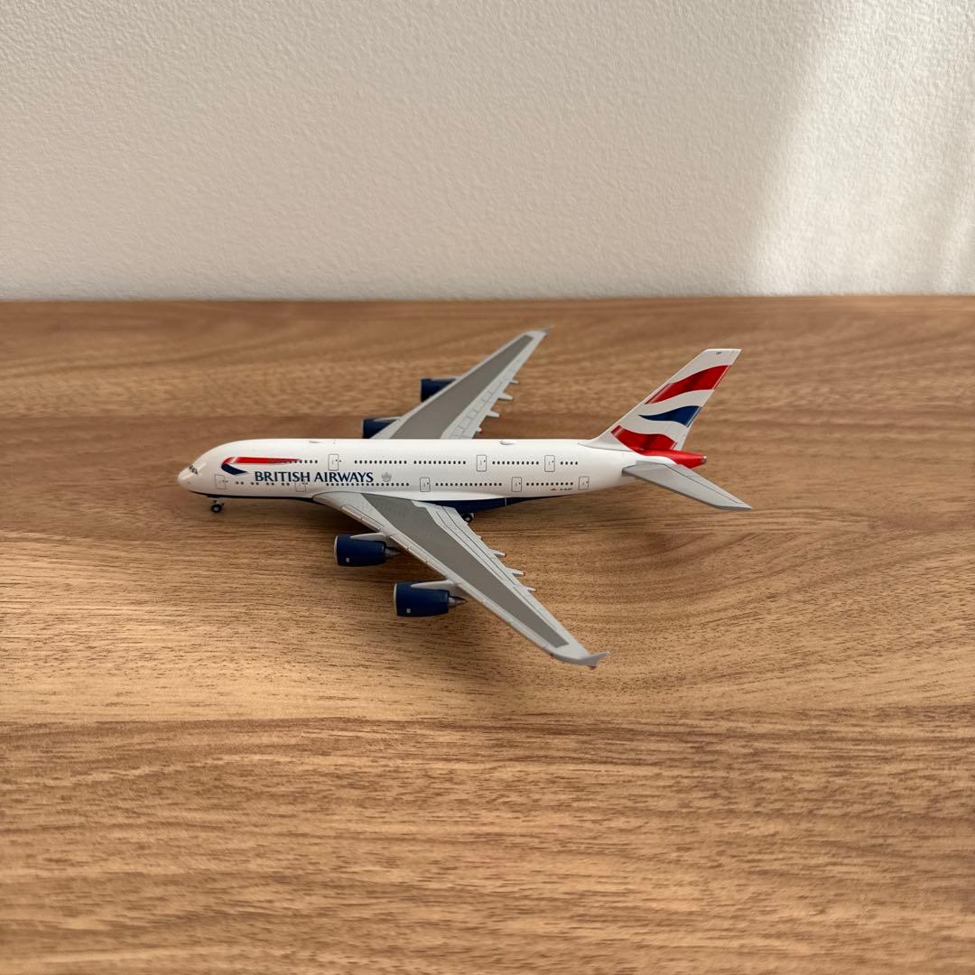 航空機・ヘリコプター Herpa wings British Airways A380 1/500