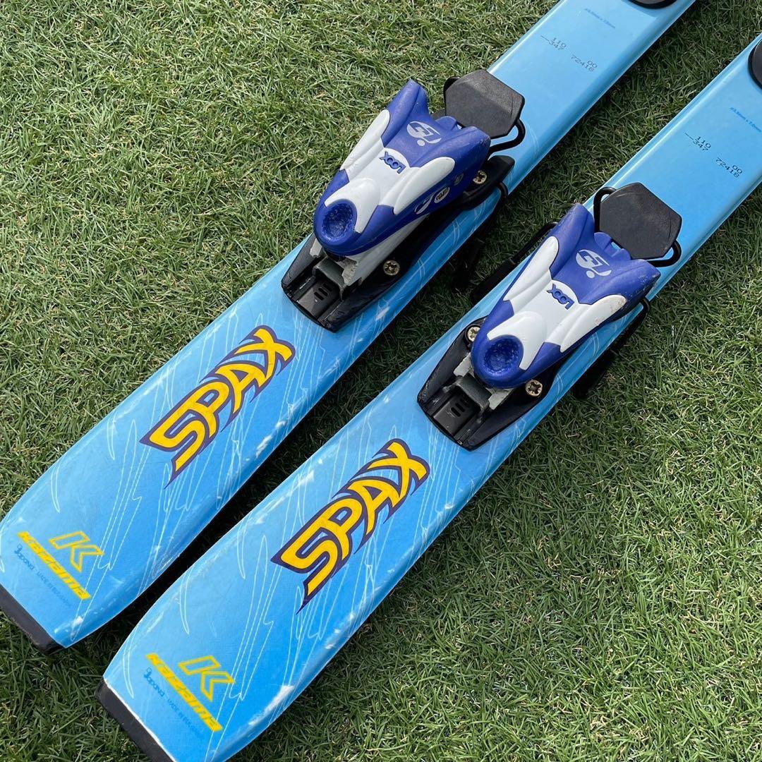 スキー　子ども　ジュニア　3点セット　スキー板　ブーツ　ストック　KAZAMA
