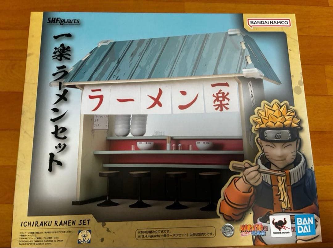 ナルト　フィギュア　一楽ラーメンセット　うずまきナルト　イルカ先生