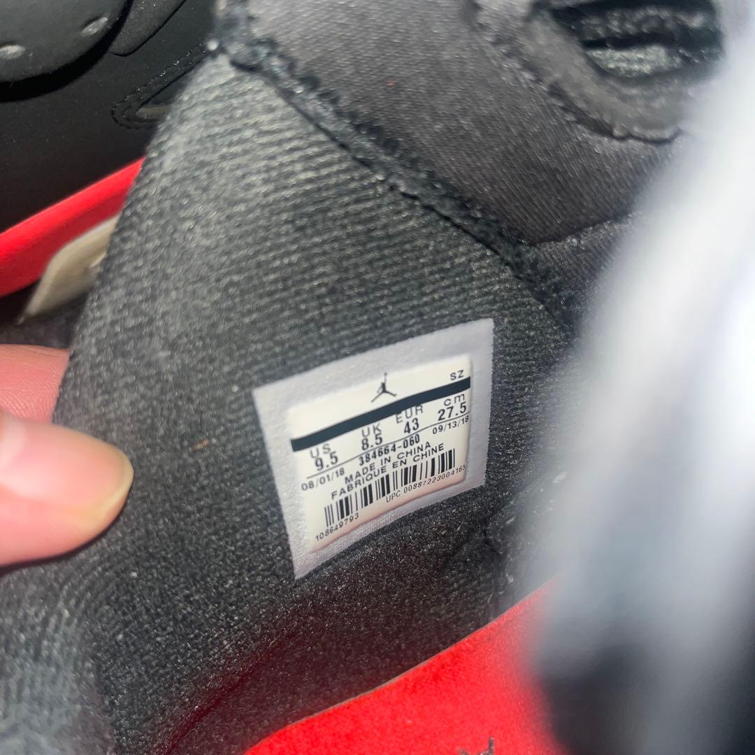 Air Jordan 6 ブラック/オレンジ 27.5cm