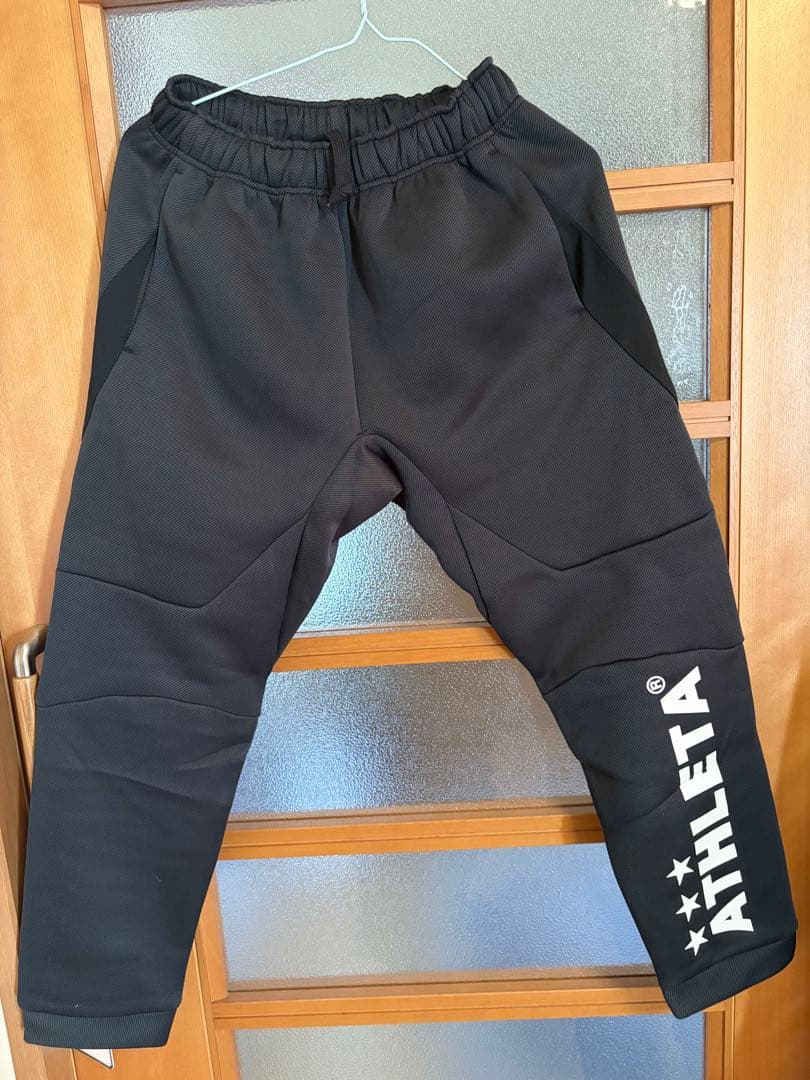 試着時と2時間着用1回のみ ATHLETA フード付きジャージ上下 黒　Sサイズ