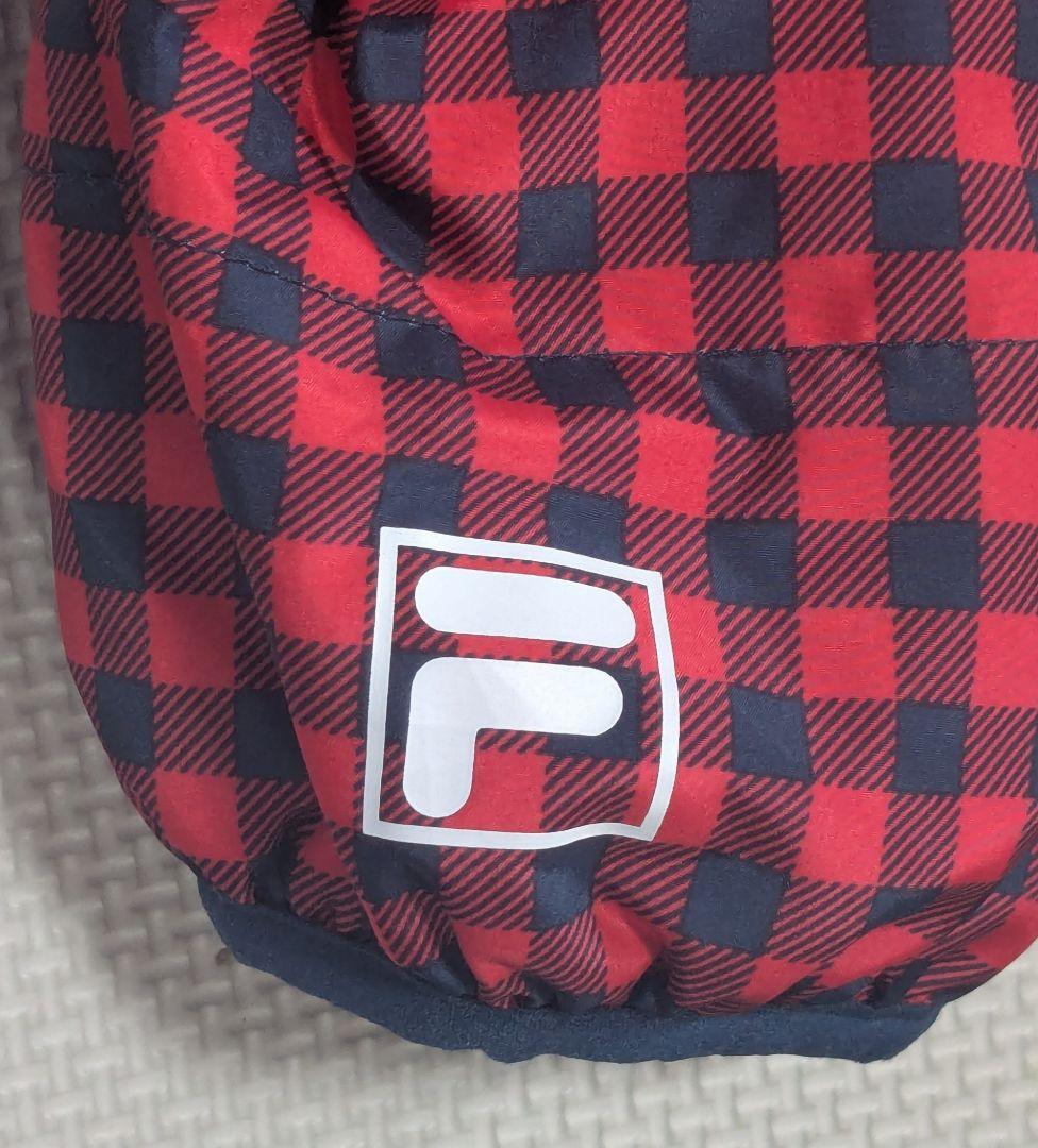 美品!FILA GOLF フィラゴルフ ロゴプリント中綿セットアップ(M)