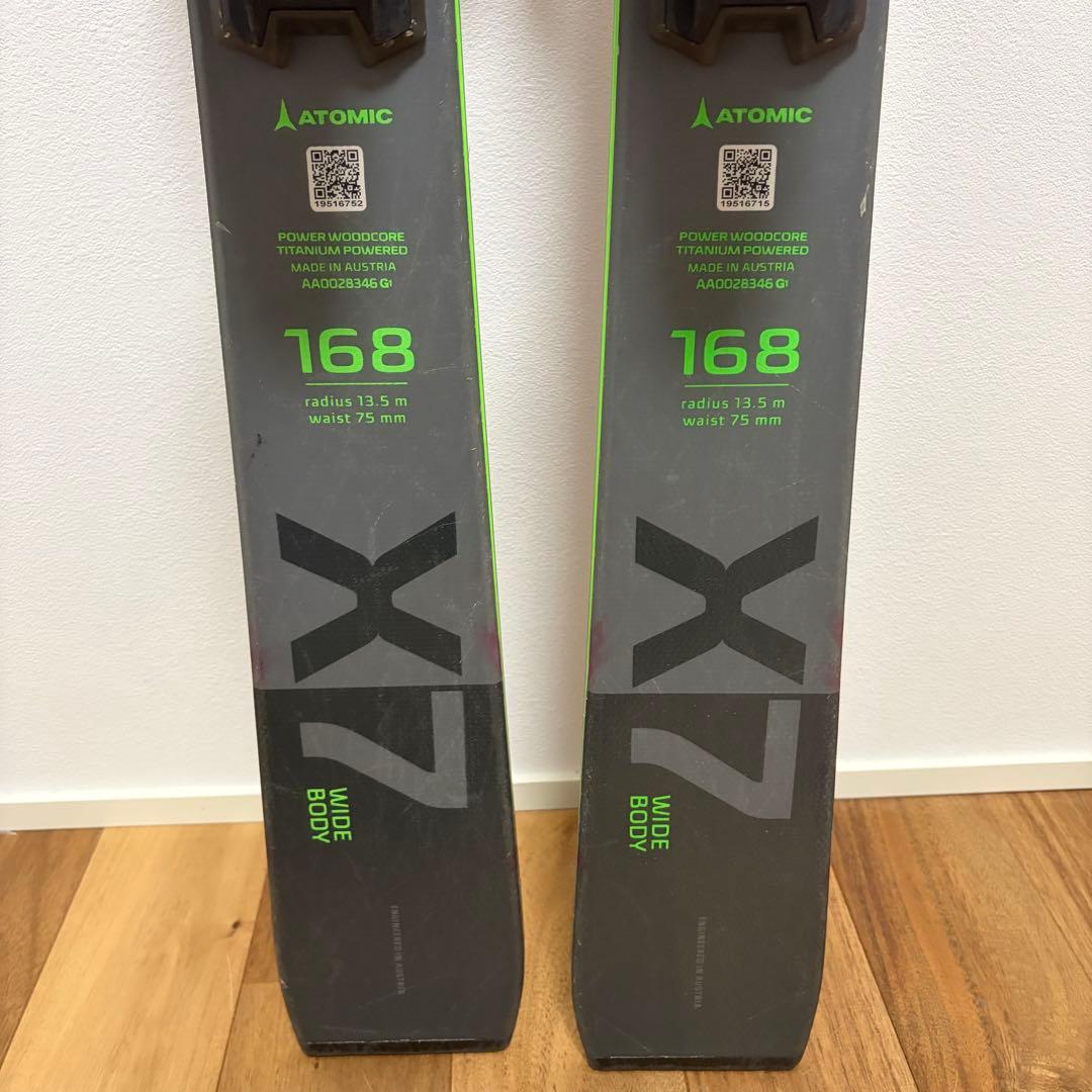 【美品】ATOMIC REDSTER X7 WIDE BODY WB 168cm