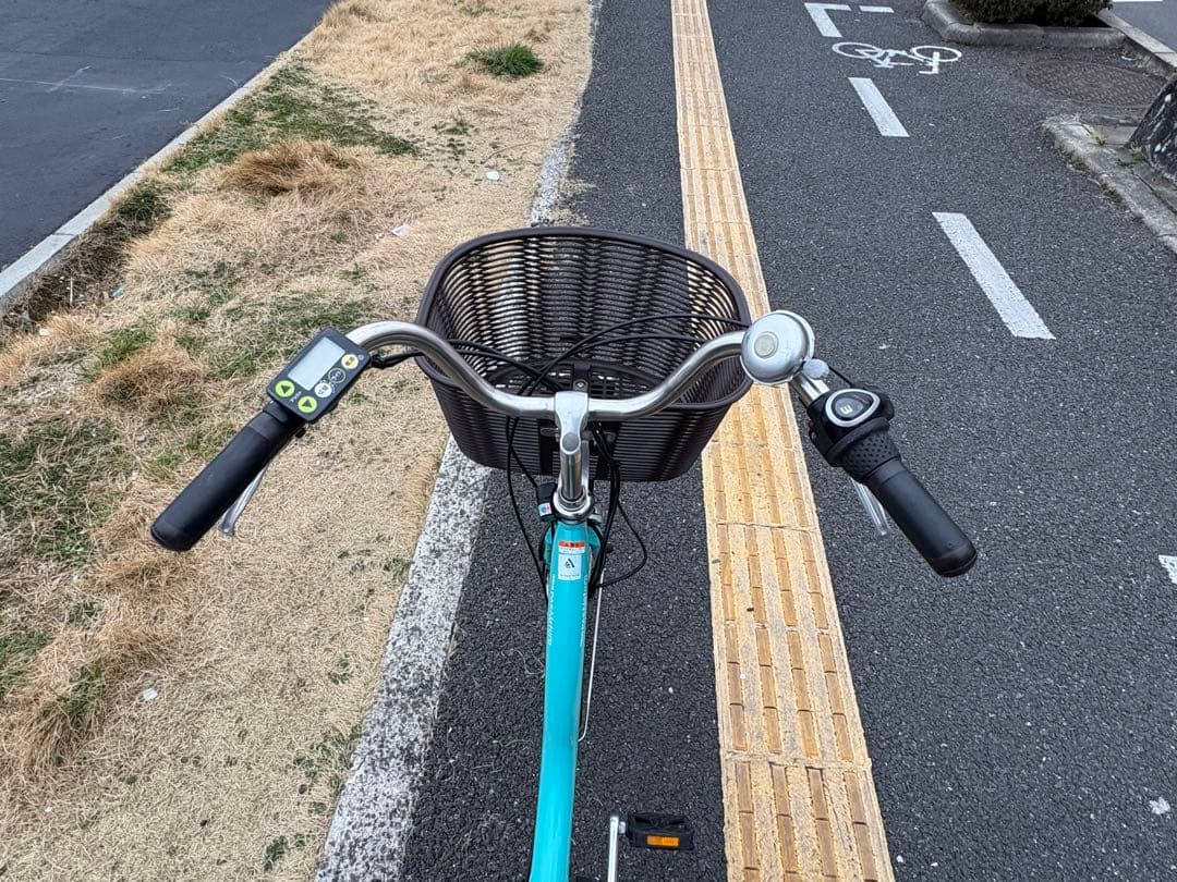 中古YAMAHA電動アシスト自転車　12.3Ah 大阪034