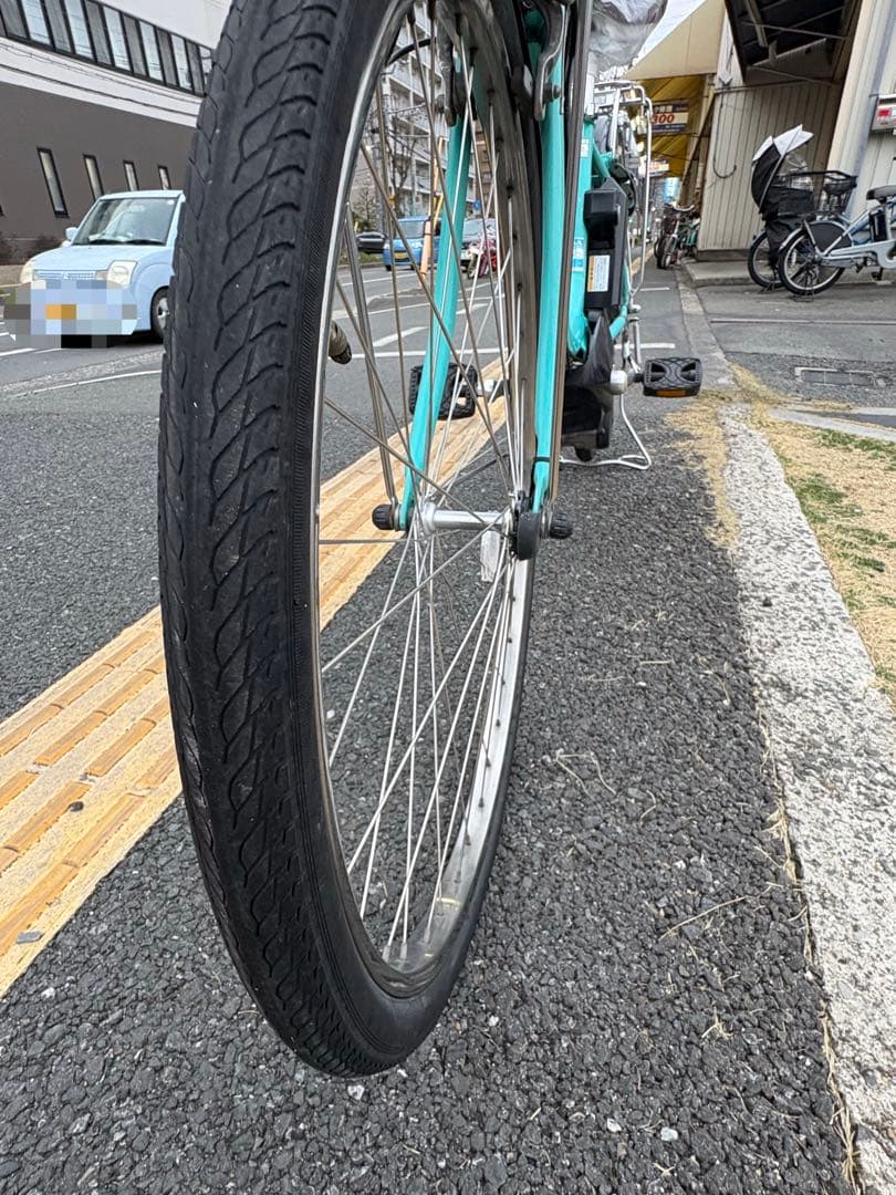 中古YAMAHA電動アシスト自転車　12.3Ah 大阪034