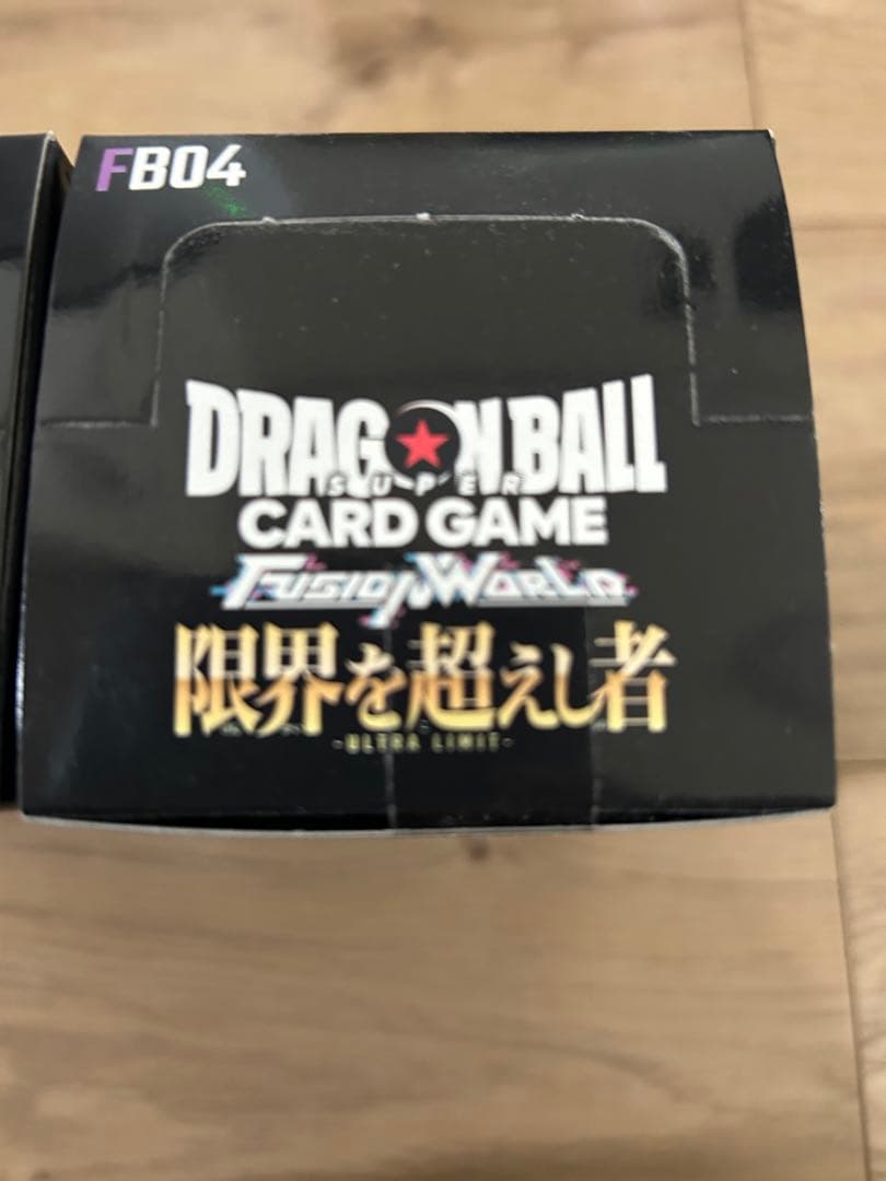 限界を超えし者　未開封BOXテープ付き　ドラゴンボールカード　2BOX 特典付き