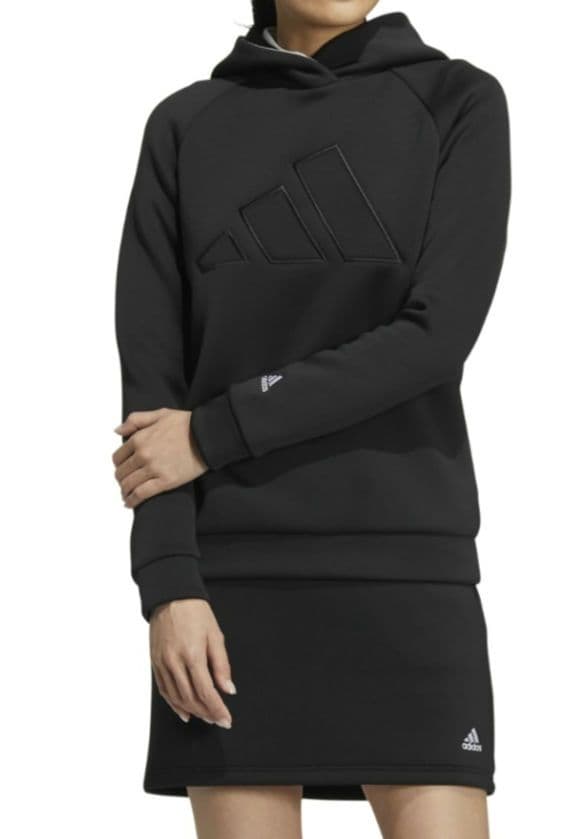 adidas ブラック S ゴルフウェア スウェット レディース