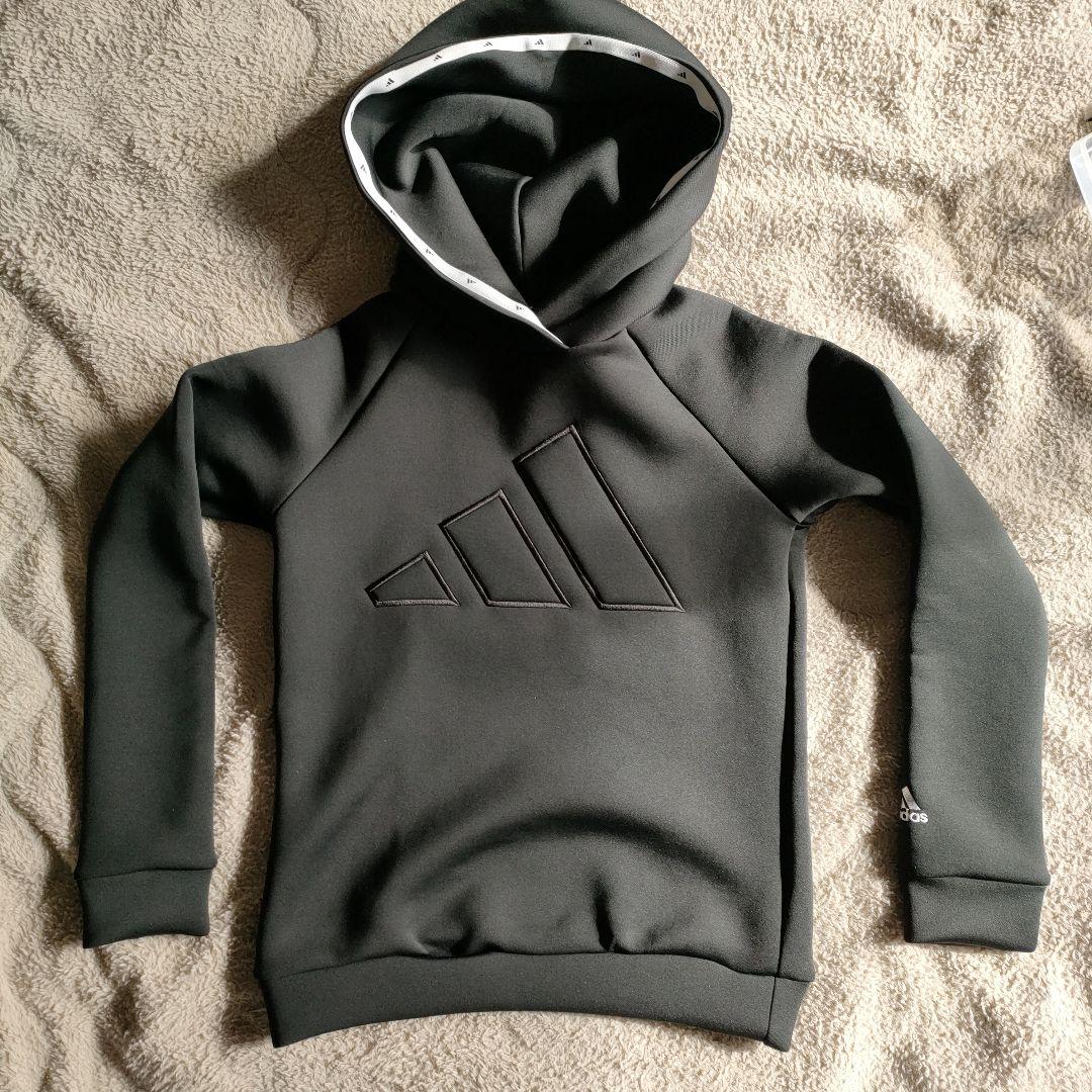 adidas ブラック S ゴルフウェア スウェット レディース