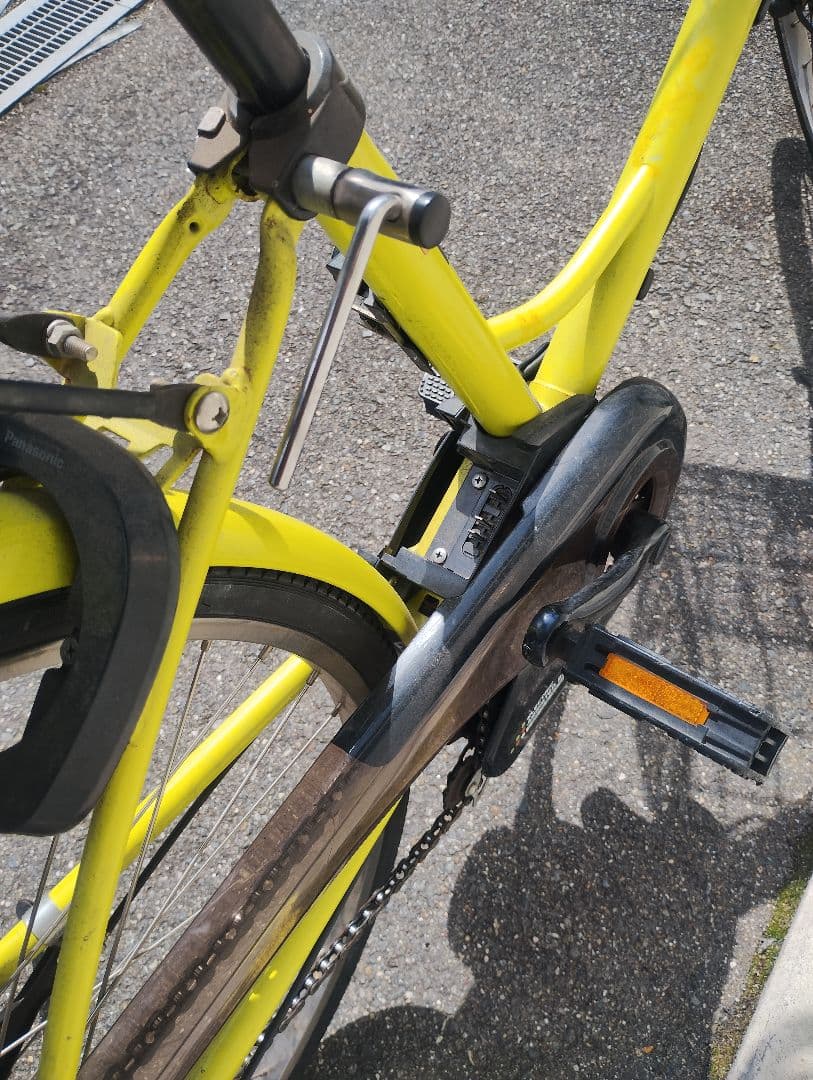 パナソニック　26インチ 電動アシスト自転車　デカバスケット付き