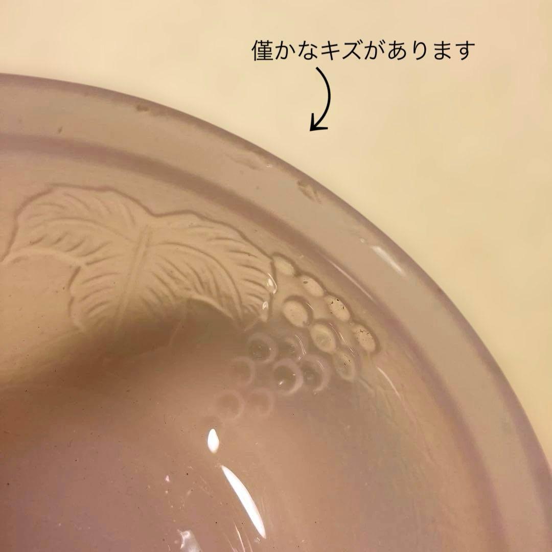 【アンティーク】 練りガラス　小物入れ　ぶどう柄
