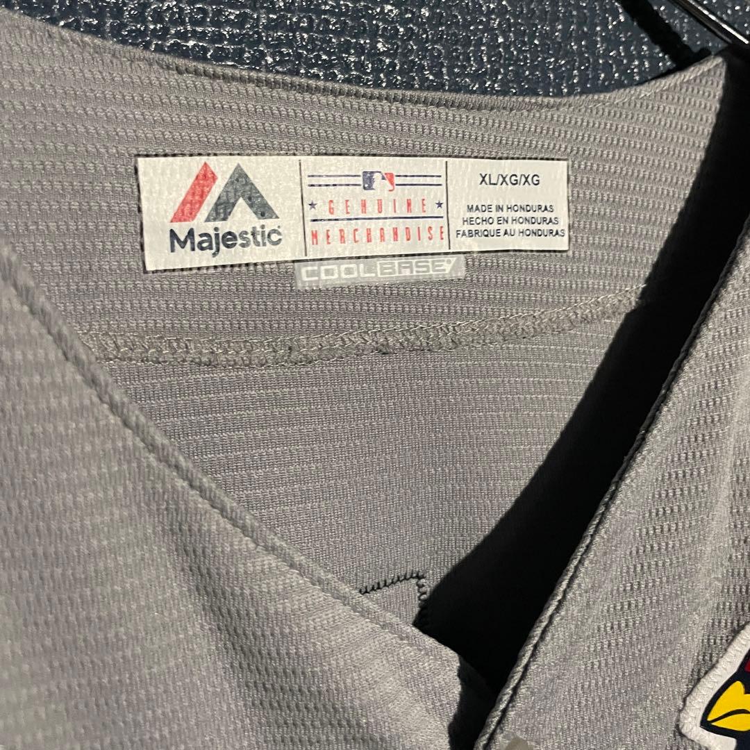 Majestic カージナルス　Cardinals ベースボールシャツ　2XL