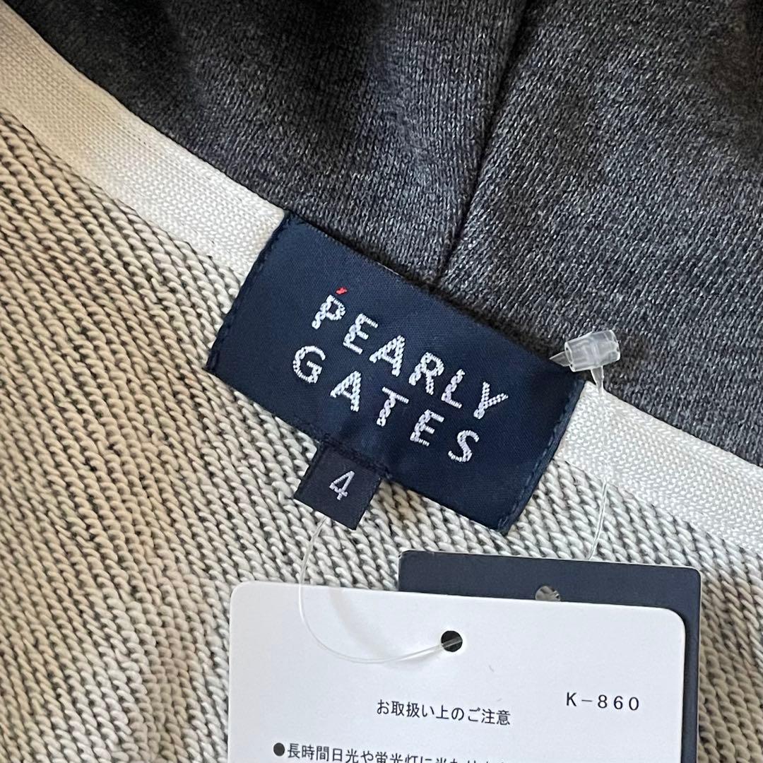【参28,600円】新品！ パーリーゲイツ 吊風裏毛 ジップアップパーカ ４
