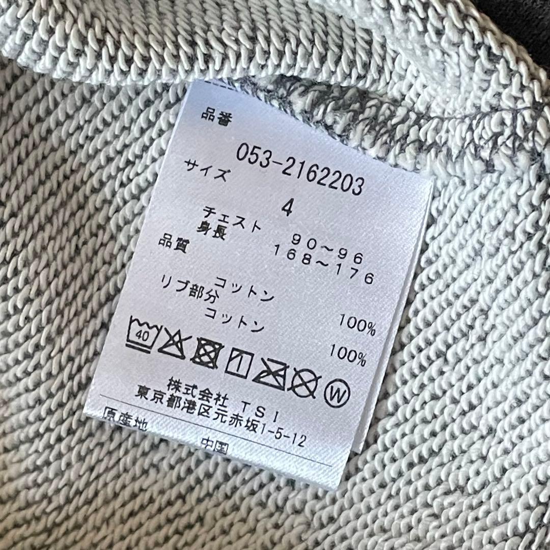 【参28,600円】新品！ パーリーゲイツ 吊風裏毛 ジップアップパーカ ４