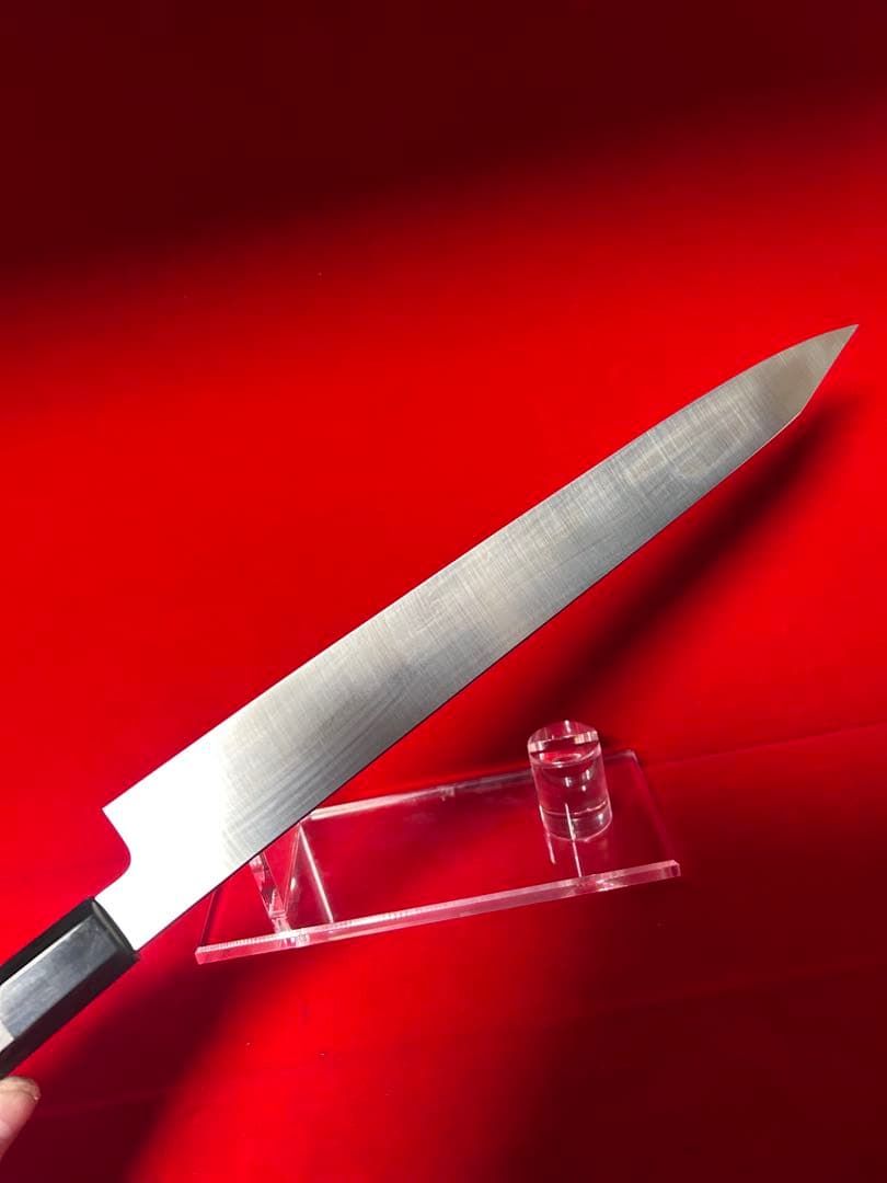 包丁　飛燕型切付　尺　鏡面仕上げ　切味抜群　箱付　未使用品