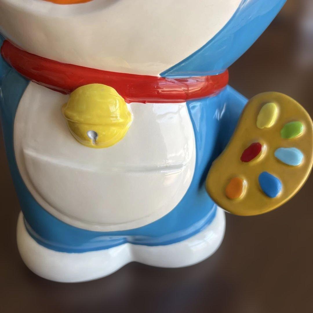 ドラえもん貯金箱　トヨタ　陶器製