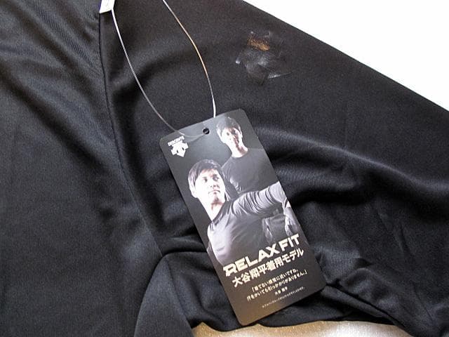 DESCENTE ブラック アンダーシャツ 大谷翔平着用モデル 半袖Tシャツ