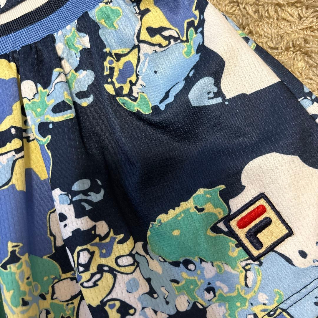 FILA テニスウェアセット ネイビー マルチカラー
