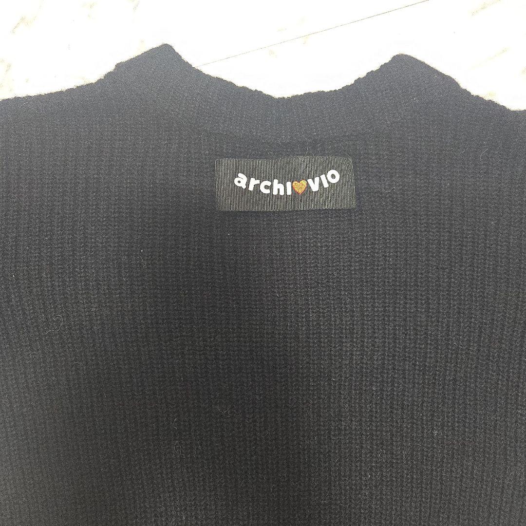 美品 アルチビオ ゴルフウェア ニット レディース 鹿 スパンコール 36