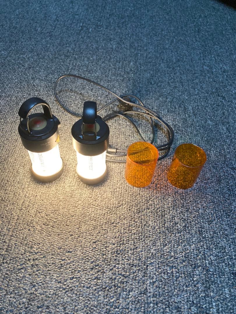 LEDLENSER ML4ランタン レッドレンザーアンバー付 暖色 2個