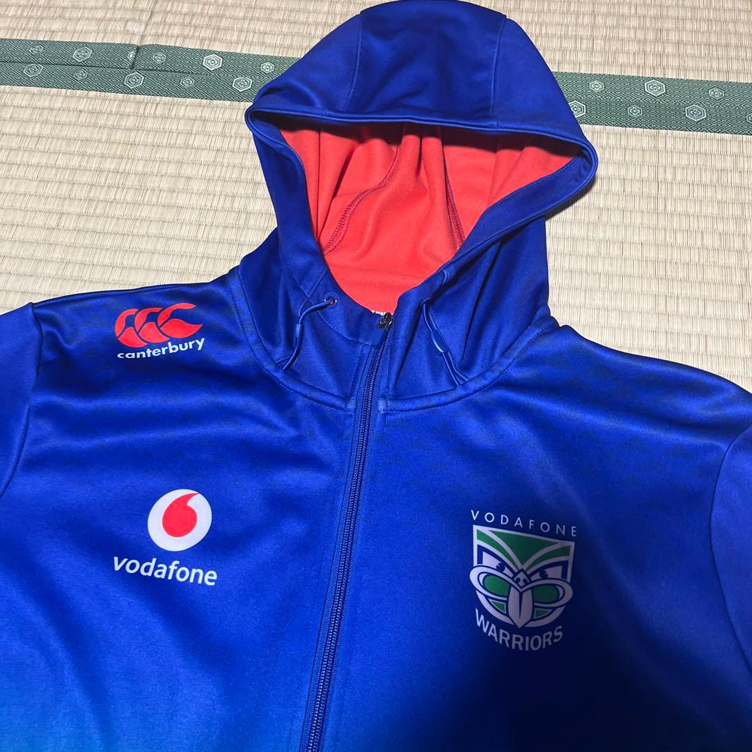 canterbury VODAFONE WARRIORS パーカー　Lサイズ