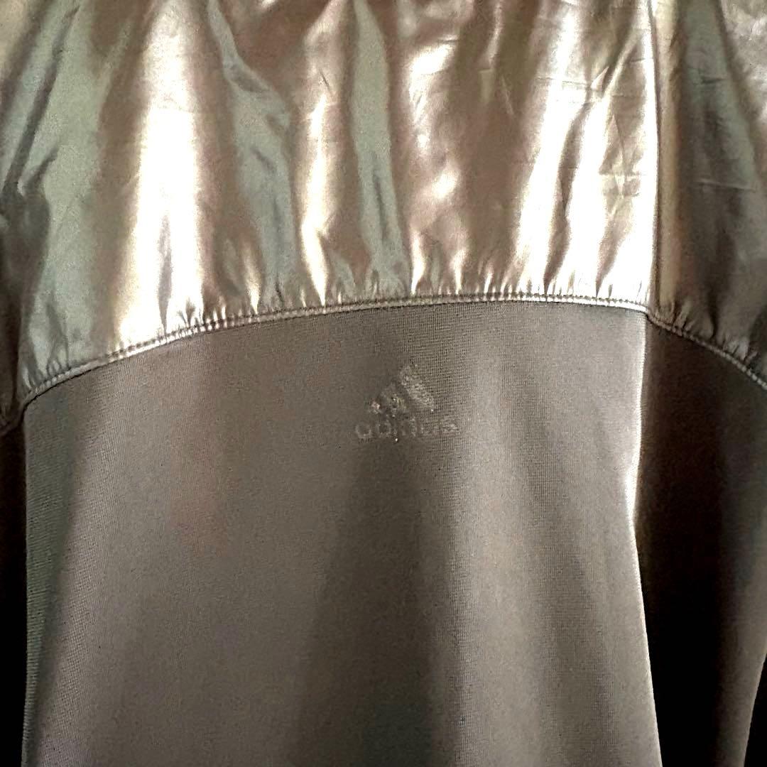 【adidas】 アディダス ジャージ セットアップ 黒 金ライン　上下Y2K