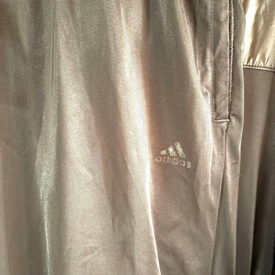 【adidas】 アディダス ジャージ セットアップ 黒 金ライン　上下Y2K