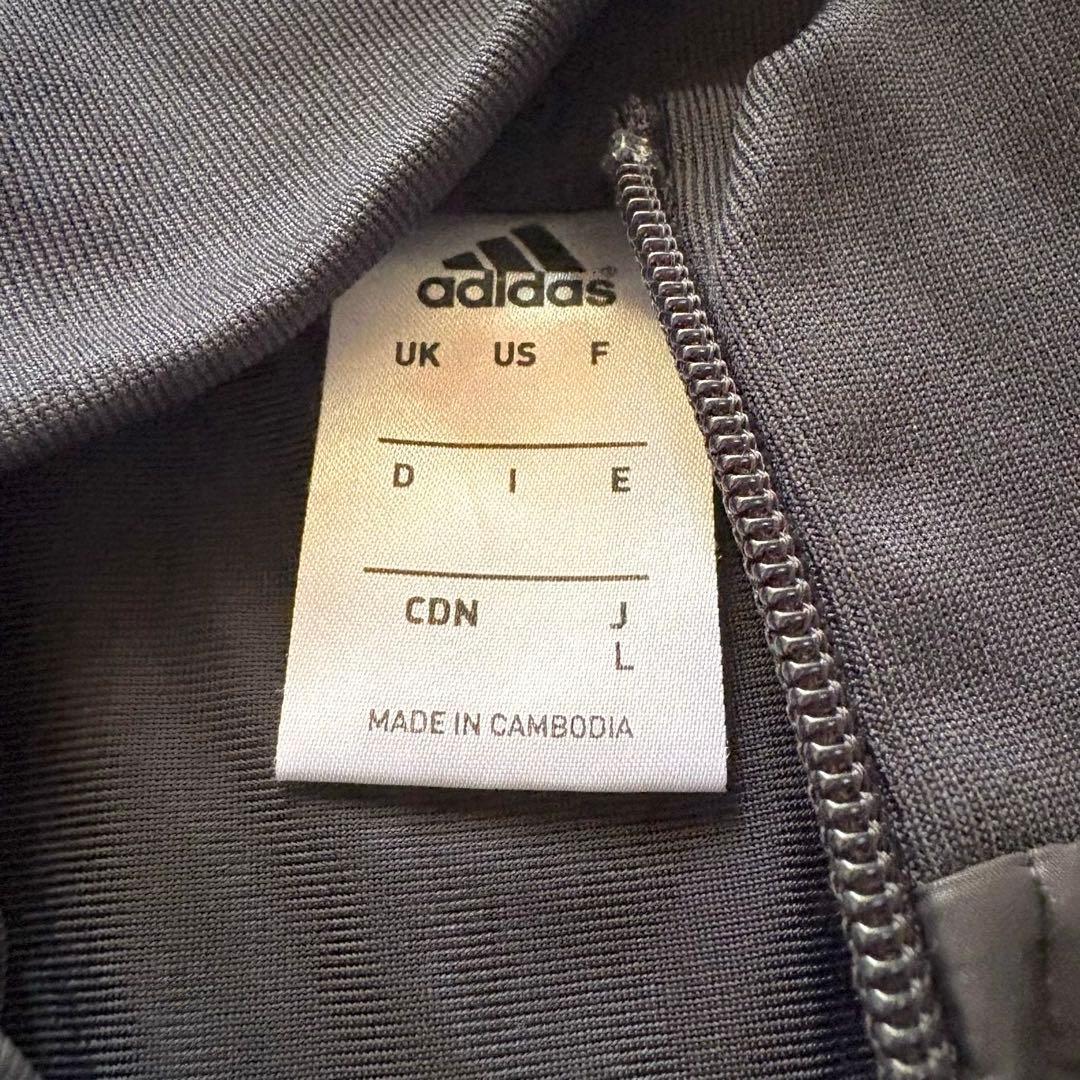 【adidas】 アディダス ジャージ セットアップ 黒 金ライン　上下Y2K