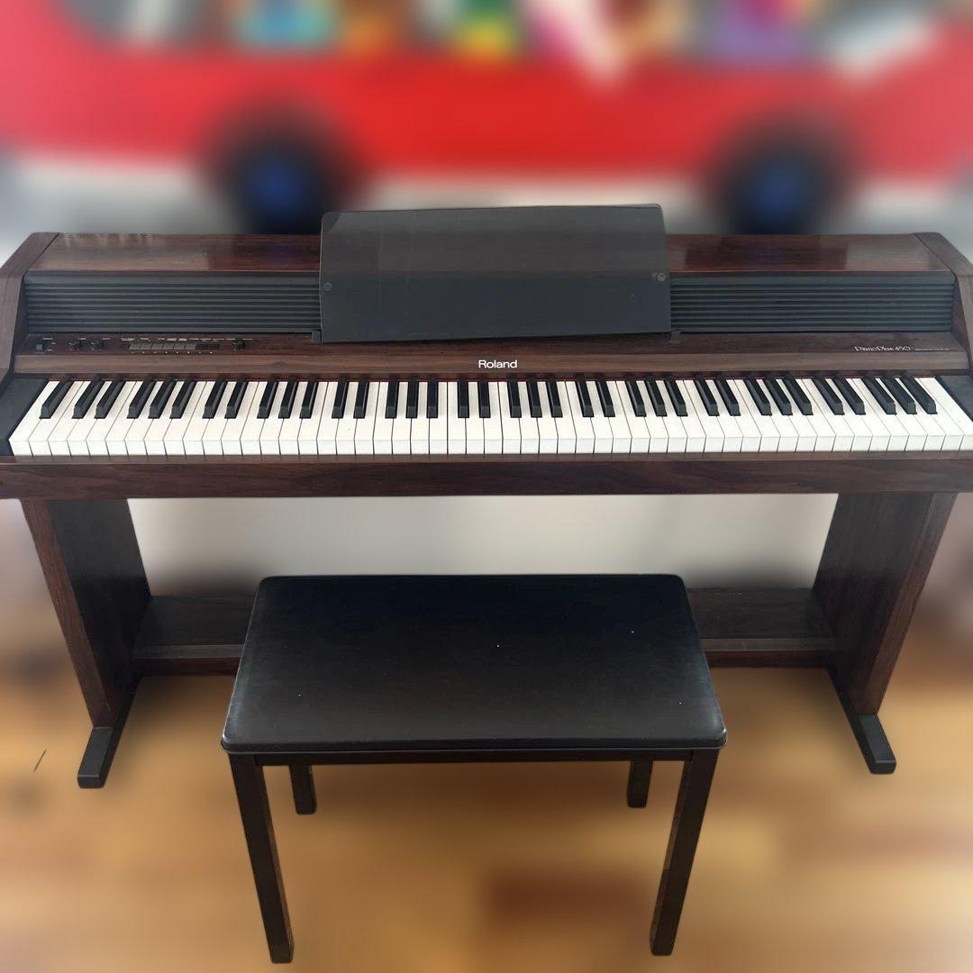 ローランドPianoPlus 450 電子ピアノ 88鍵 椅子　イヤホン　付き
