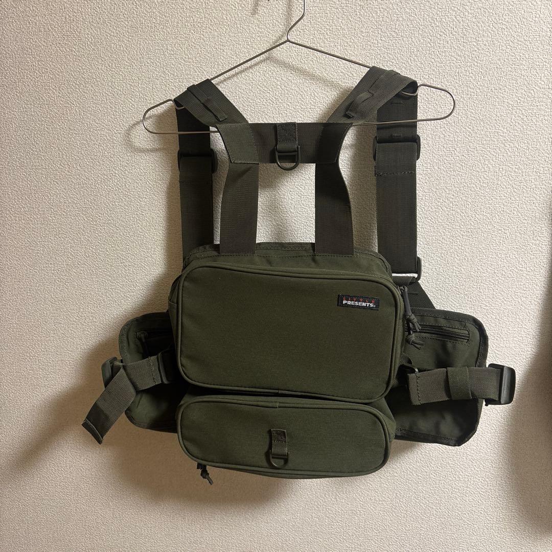 PRESENTS フィッシングベスト オリーブグリーン