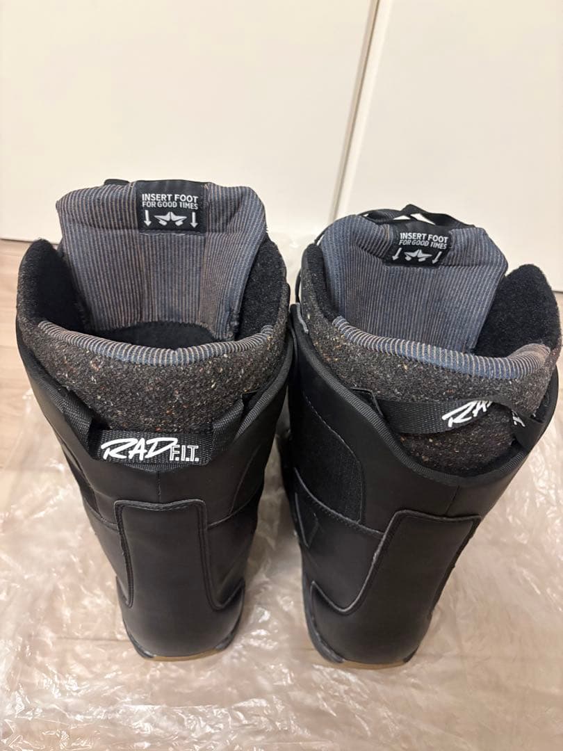 【美品】スノーブーツ　27㎝　ブラック　RAD F.I.T.