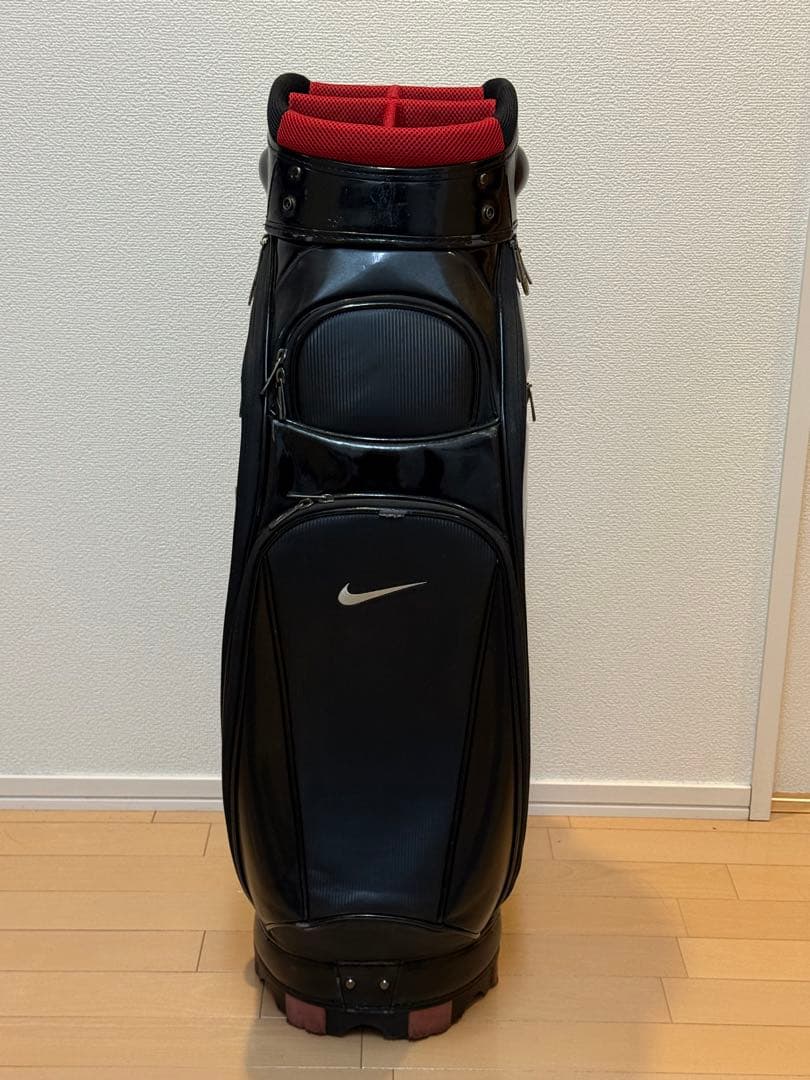 NIKE GOLF キャディバッグ ブラック×レッド