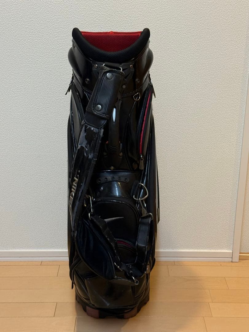 NIKE GOLF キャディバッグ ブラック×レッド