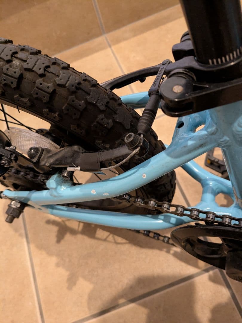 ヨツバサイクル 14インチ ラムネブルー【直接引取希望】