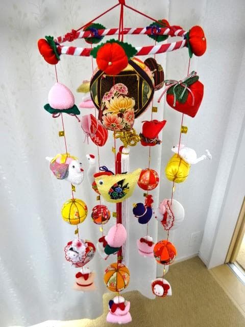 【期間限定値下げ】柳川さげもん 吊るし雛 木目込み鞠 ハンドメイド ひな祭り
