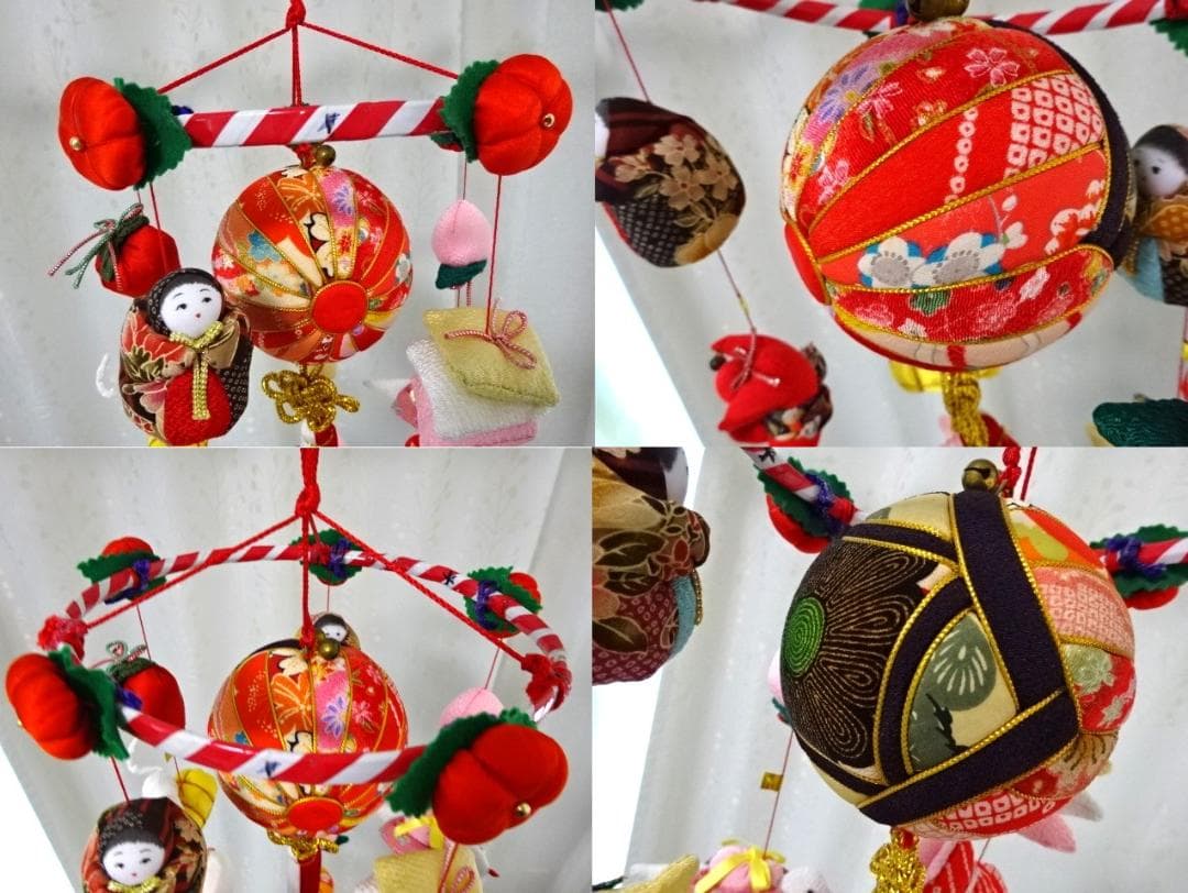 【期間限定値下げ】柳川さげもん 吊るし雛 木目込み鞠 ハンドメイド ひな祭り