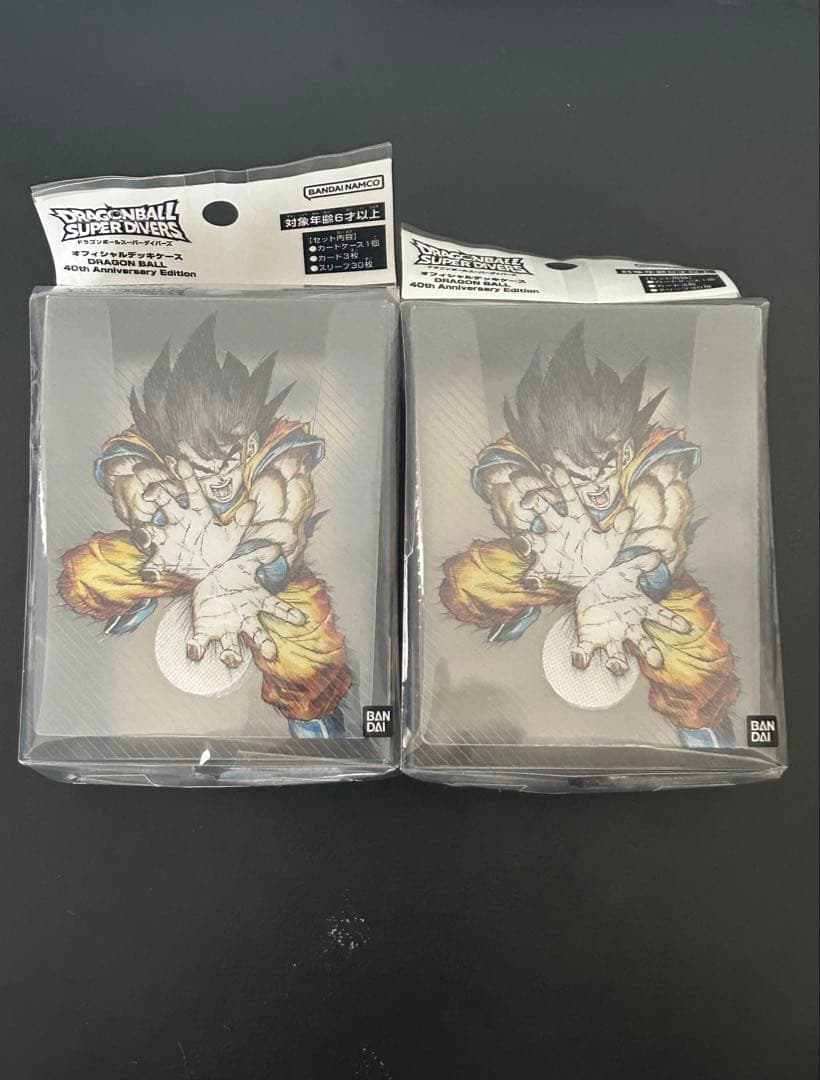 ドラゴンボールスーパーダイバーズ　オフィシャルデッキケース　40周年×2
