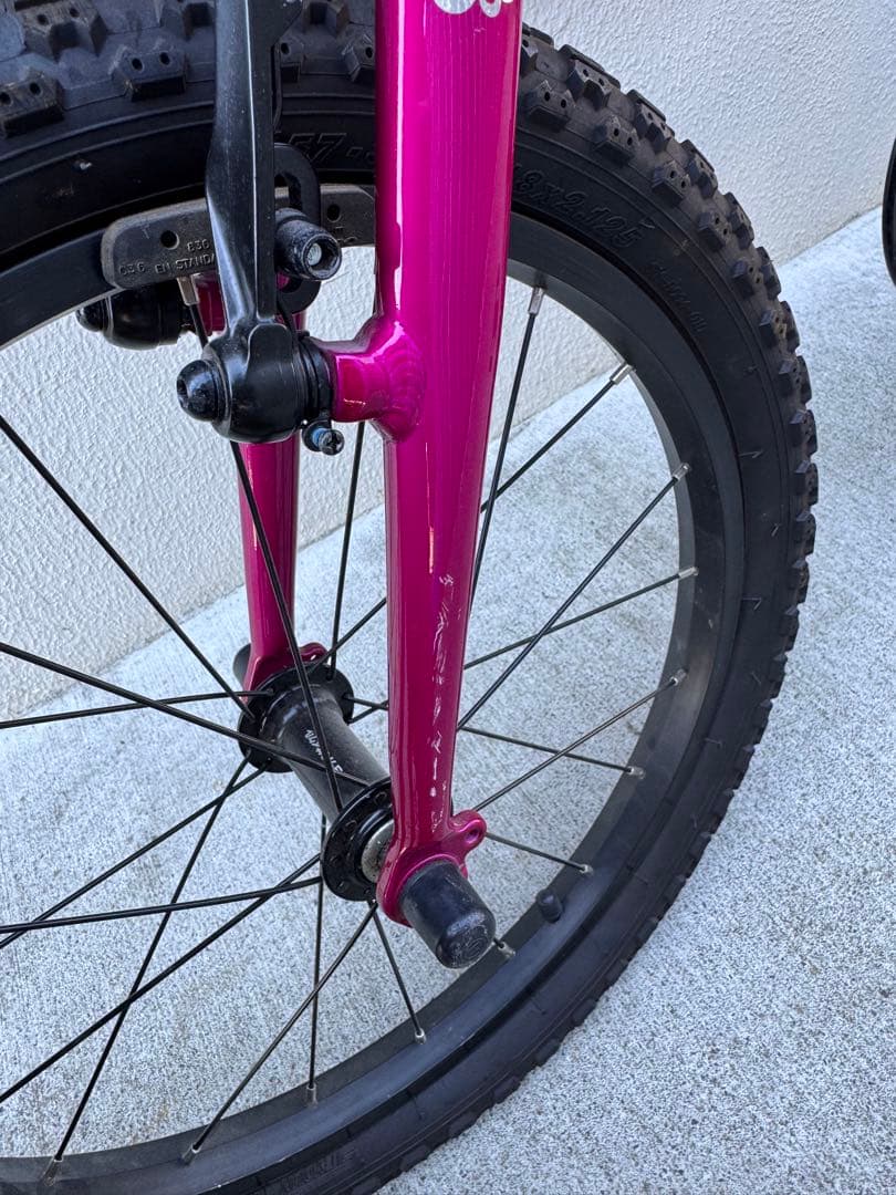 ヨツバサイクル 18インチ クリスタルピンク