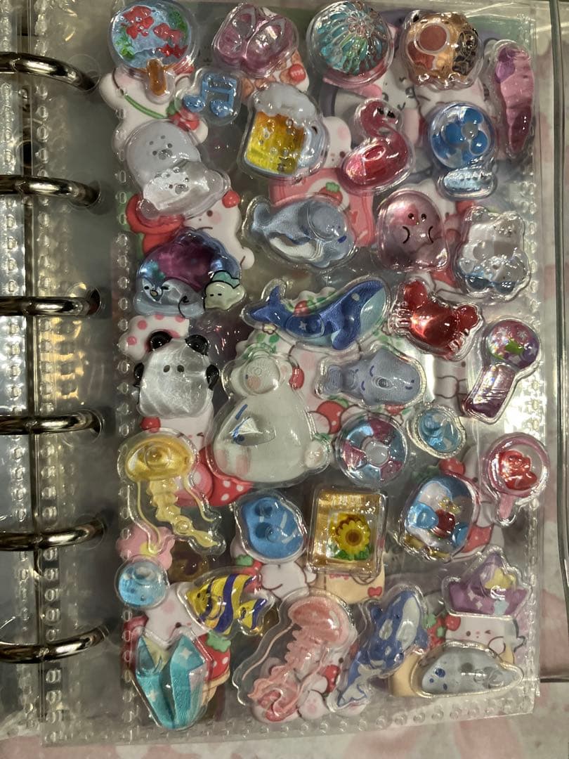 A7 シール帳 完成品 おすそ分け
