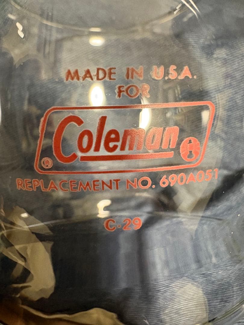 コールマン グローブ Coleman 690A051 C-29 赤文字