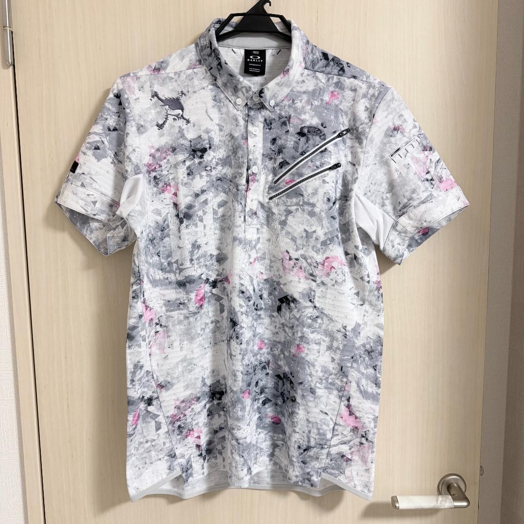 極美品 オークリー スカル アベレーションシャツ ポロシャツ ゴルフ メンズ