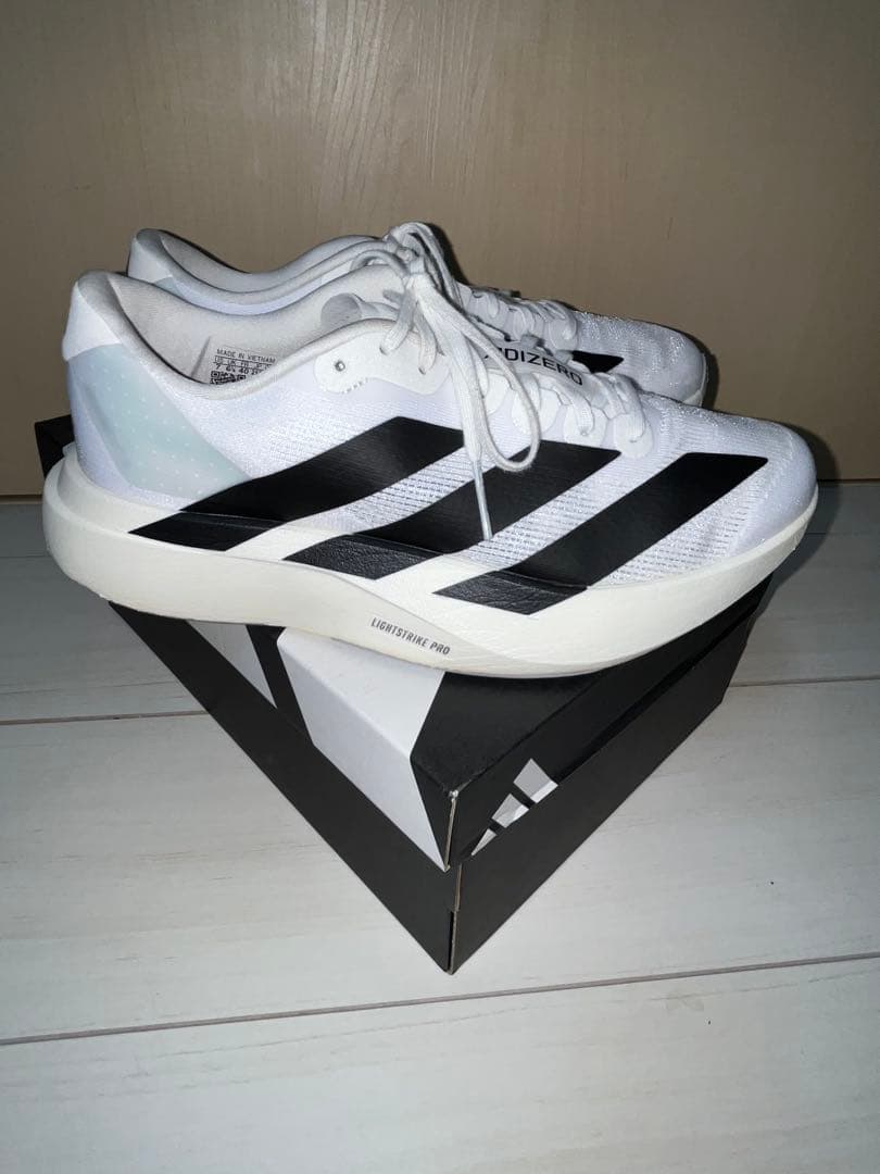 adizero Evo SL M ホワイト/ブラック　25cm