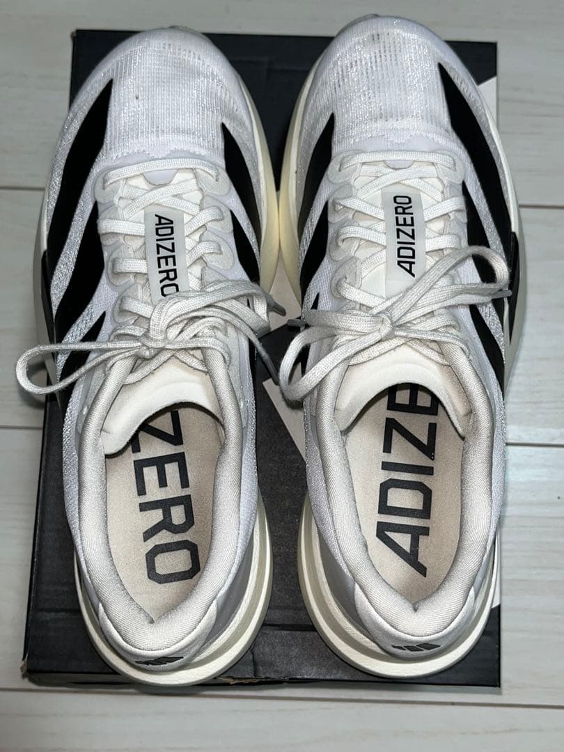 adizero Evo SL M ホワイト/ブラック　25cm