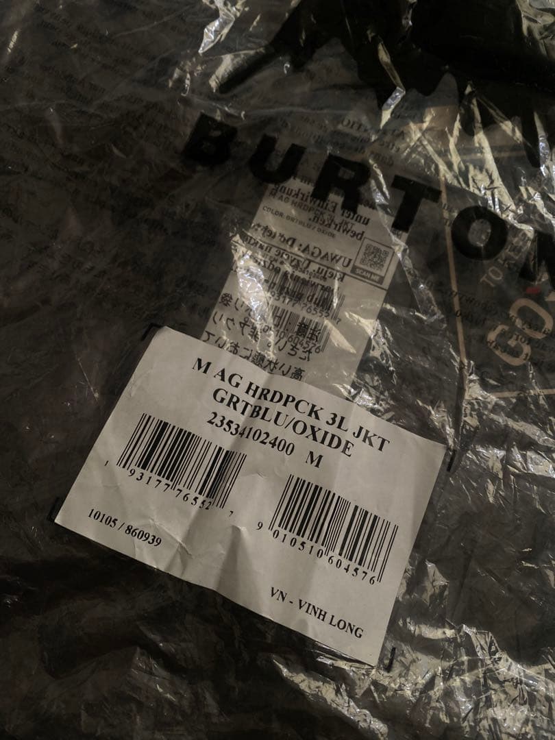 Burton AG ハードパック GORE-TEX PRO 3L ジャケット