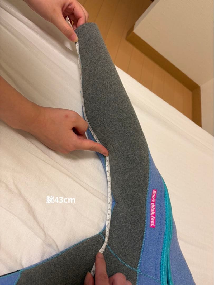 Proarmフルオーダーセミドライスーツ グレー 青