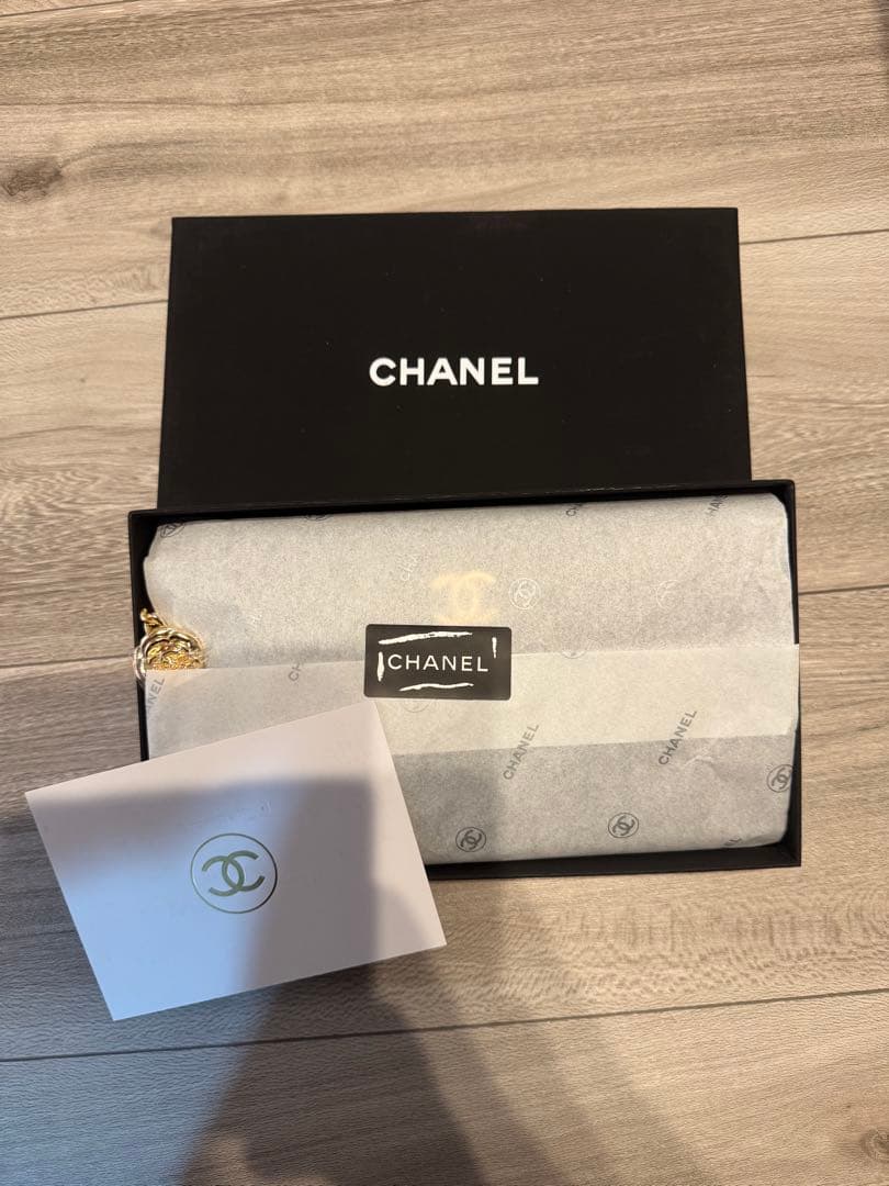 ♡CHANEL ブラック キルティングポーチ♡