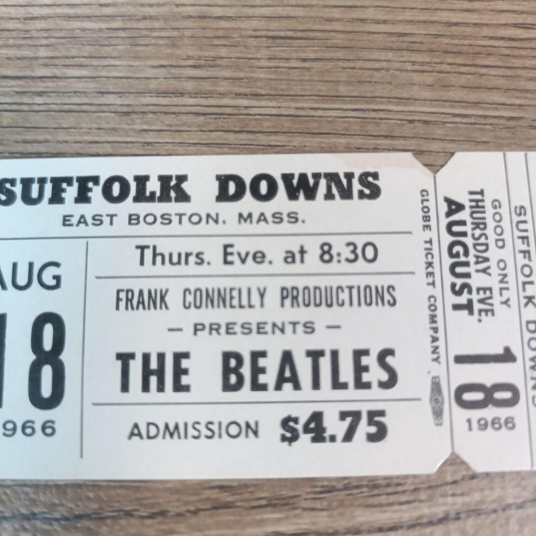 THE BEATLES 1966 未使用コンサートチケット アメリカ