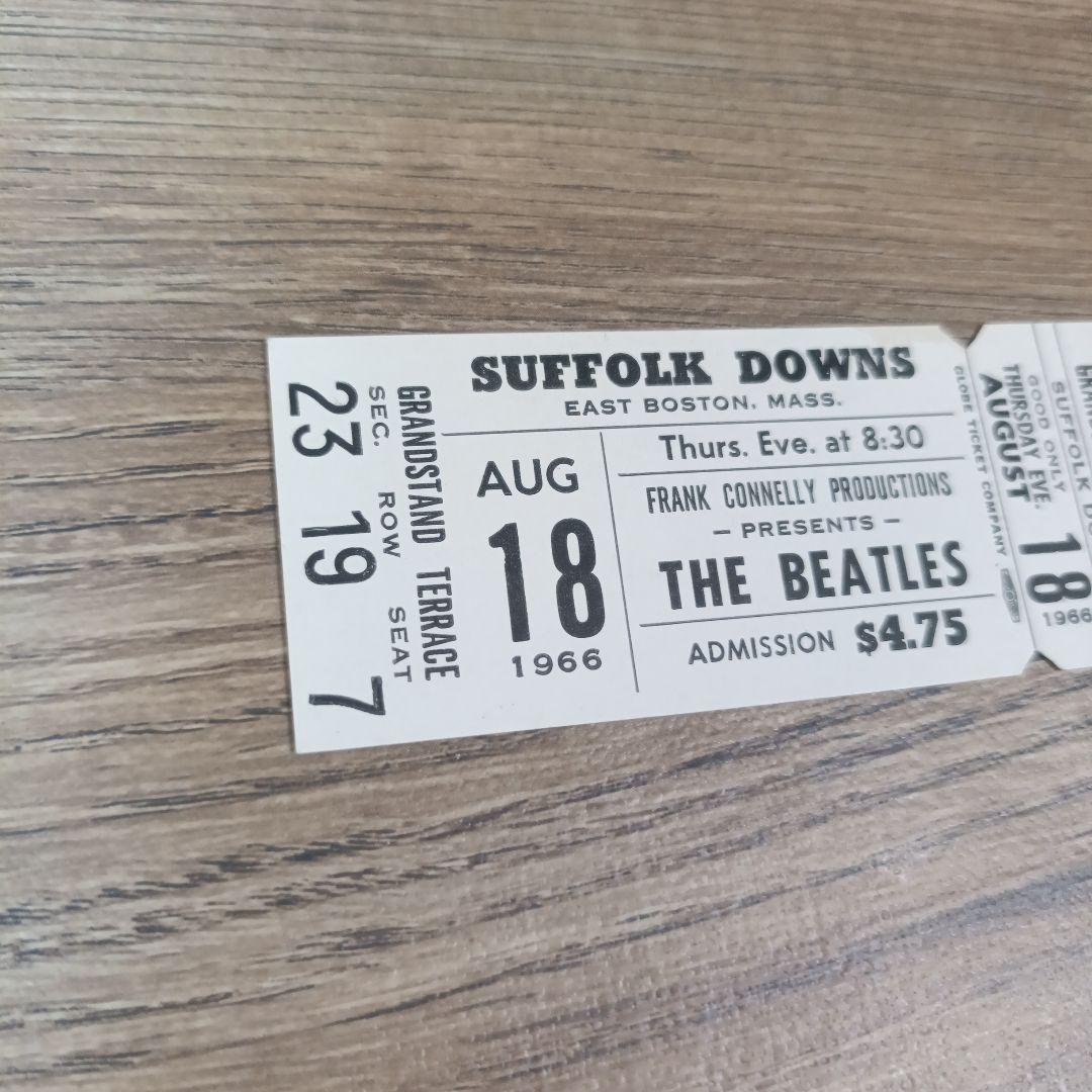 THE BEATLES 1966 未使用コンサートチケット アメリカ