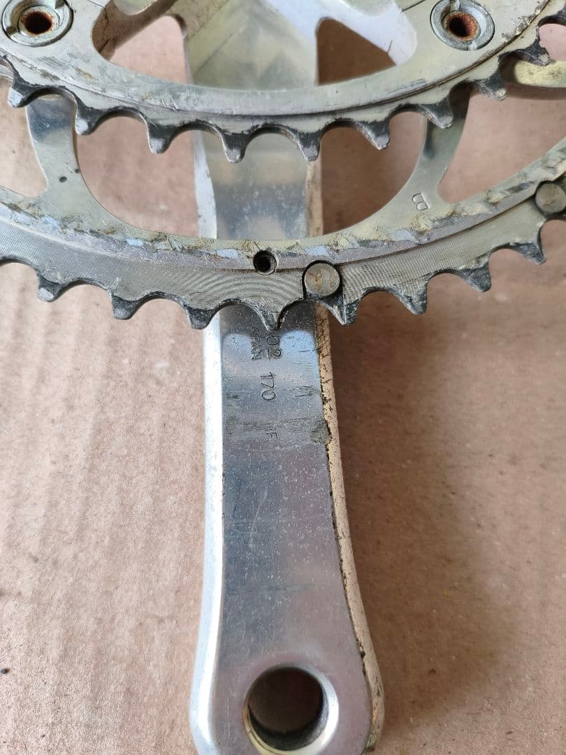 SHIMANO　クランク170mm DURA ACE 7402 ギヤ53-39